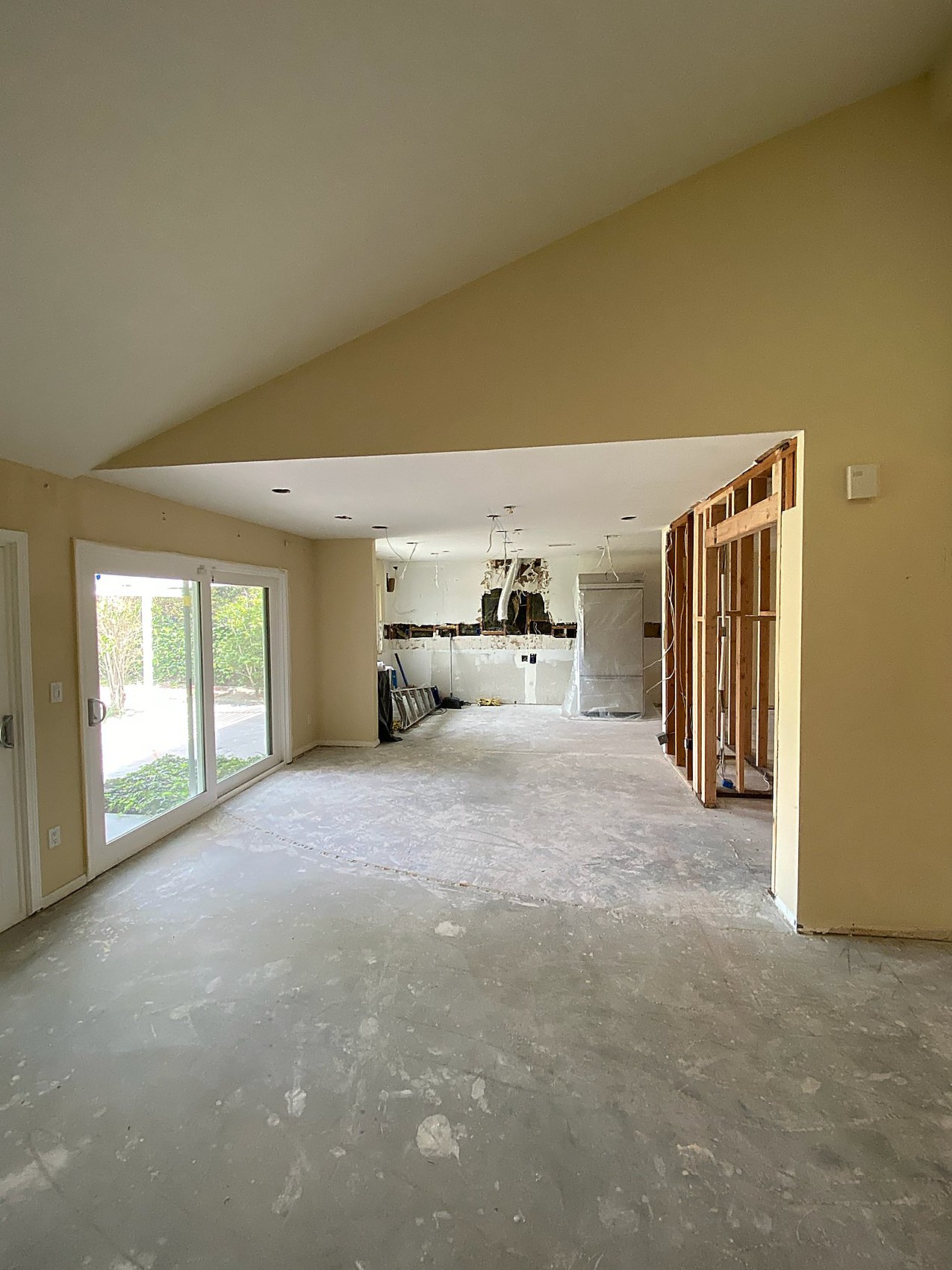 Interior during demo phase